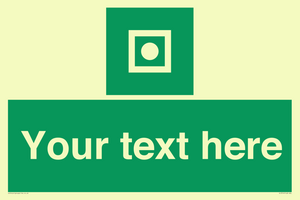 Custom sign safe condition Shipboard general alarm